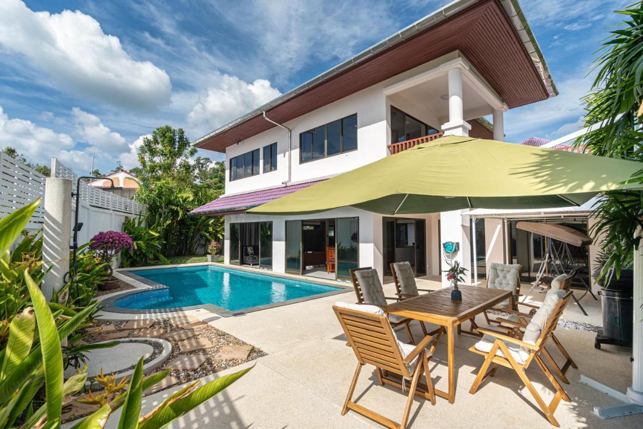 Villa Amaya, 2 Story Tropical Oasis With Green Hills View & Pool, Kamala Beach Esterno foto