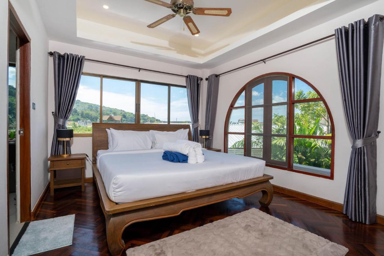 Villa Amaya, 2 Story Tropical Oasis With Green Hills View & Pool, Kamala Beach Esterno foto
