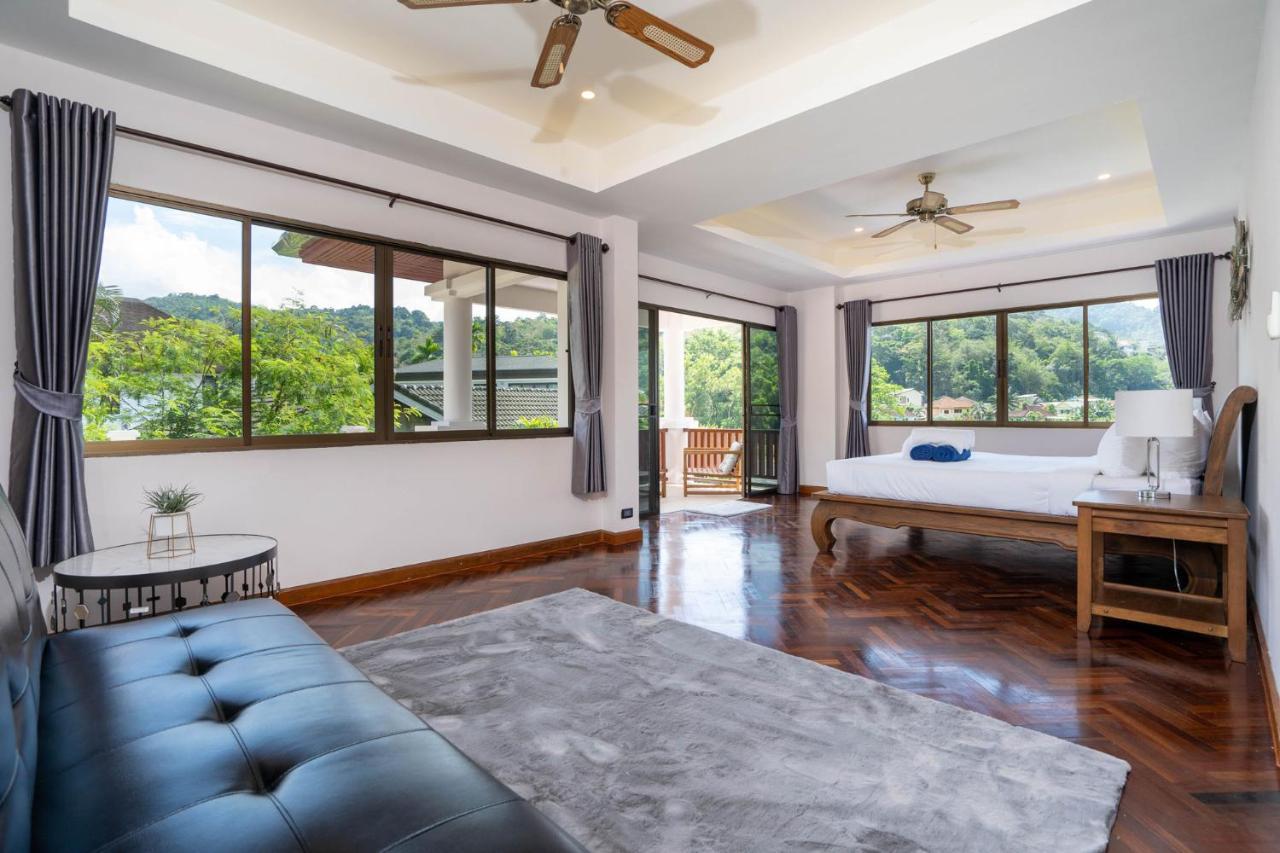 Villa Amaya, 2 Story Tropical Oasis With Green Hills View & Pool, Kamala Beach Esterno foto